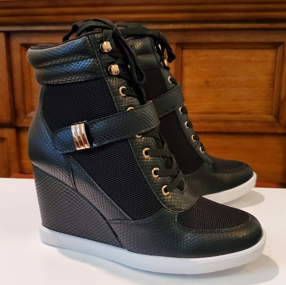 justfab sneaker wedges